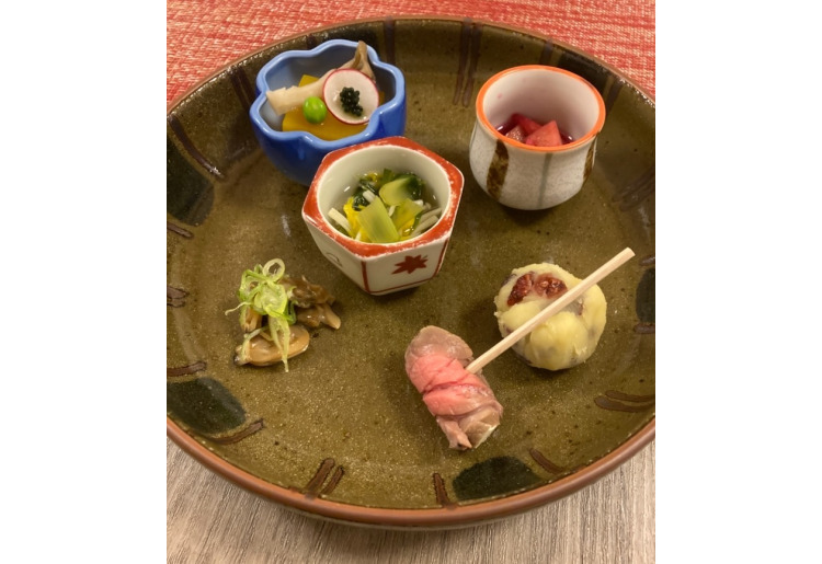 会席料理の前菜